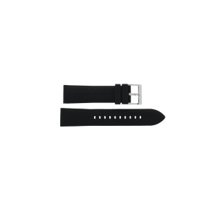 Horlogeband Armani Exchange AX1326 Silicoon Zwart 22mm