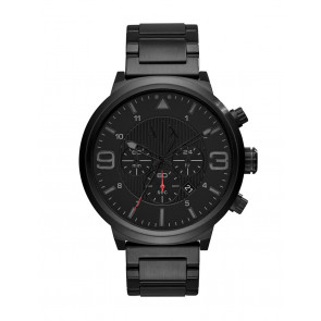 Horlogeband Armani AX1375 Staal Zwart