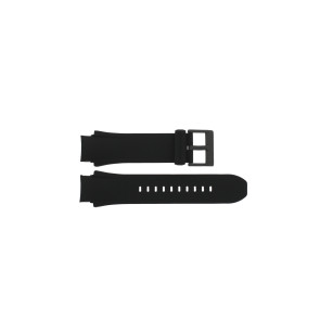 Horlogeband Armani Exchange AX1401 Rubber Zwart 19mm