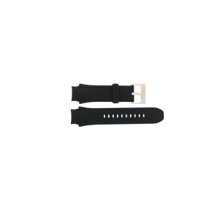 Horlogeband Armani Exchange AX1406 Rubber Zwart 19mm