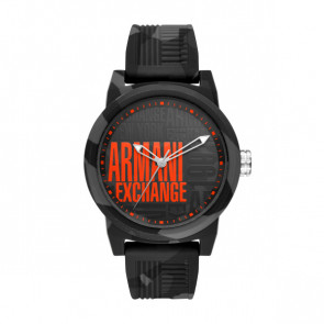 Horlogeband AX1441 Silicoon Zwart 22mm