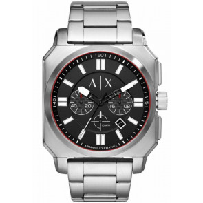 Horlogeband Armani Exchange AX1650 Staal 26mm