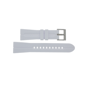 Horlogeband Armani AX1729 Rubber Wit 22mm