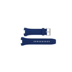 Horlogeband Armani Exchange AX1802 Silicoon Blauw 12mm