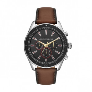Horlogeband AX1822 Leder Bruin 22mm