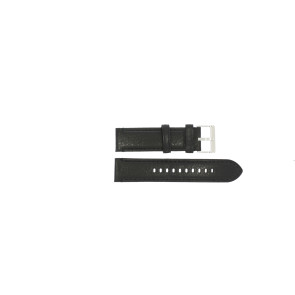 Horlogeband Armani AX2101 Leder Zwart 22mm