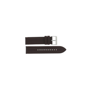 Horlogeband Armani AX2133 Leder Bruin 22mm