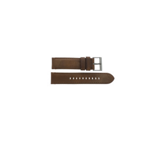 Horlogeband Armani Exchange AX2195 Leder Bruin 22mm