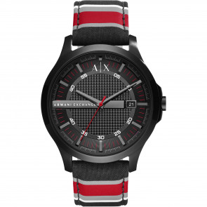 Horlogeband Armani Exchange AX2197 Leder/Textiel Multicolor 22mm