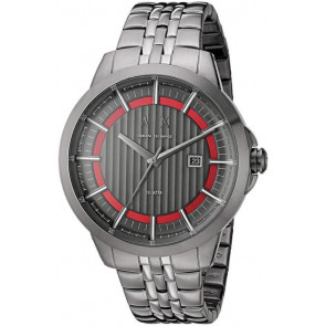 Horlogeband Armani Exchange AX2262 Staal Antracietgrijs 20mm
