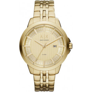Horlogeband Armani Exchange AX2267 Staal Doublé 20mm