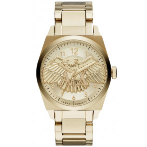 Horlogeband Armani Exchange AX2309 Staal Doublé 22mm