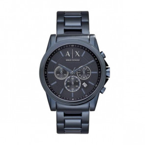 Horlogeband AX2512 Staal Blauw 22mm