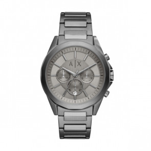 Horlogeband Armani Exchange AX2603 Staal Antracietgrijs 22mm