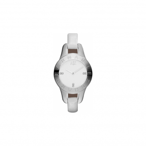 Horlogeband AX4124 Leder Wit 8mm