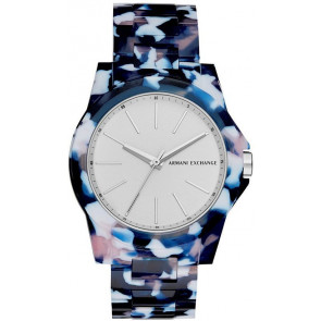 Horlogeband Armani Exchange AX4335 Kunststof/Plastic Multicolor 18mm