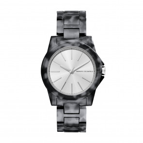 Horlogeband Armani Exchange AX4343 Kunststof/Plastic Grijs 18mm