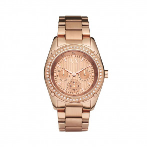 Horlogeband Armani Exchange AX5042 Staal Rosé 22mm