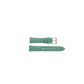 Horlogeband Armani Exchange AX5237 Leder Mintgroen 18mm