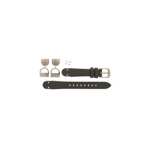 Horlogeband AX5329 Leder Grijs 15mm