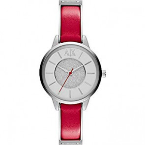 Horlogeband AX5354 Leder Roze 12mm