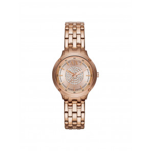 Horlogeband Armani Exchange AX5416 Staal Rosé 14mm