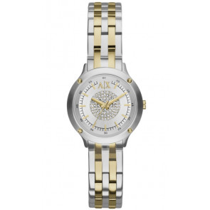 Horlogeband Armani Exchange AX5424 Staal Bi-Color 14mm