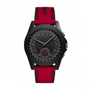 Horlogeband Armani Exchange AXT1005 Rubber Rood 22mm