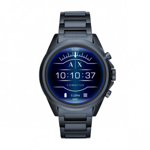 Horlogeband AXT2003 Staal Blauw 22mm