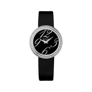Horlogeband Balmain 1730245 / Orithia Textiel Zwart 14mm