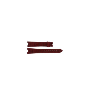 Horlogeband Balmain B81344212 Leder Rood 16mm
