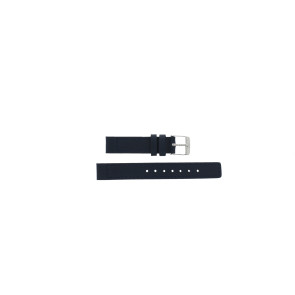 Horlogeband Davis BB1204B Leder Blauw 14mm