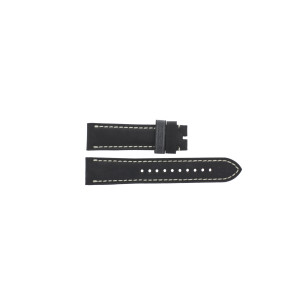 Horlogeband Burberry BBY1100 Leder Zwart 22mm