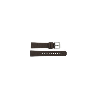 Horlogeband Tag Heuer WAC1217 / BC0846 Leder Bruin 17mm