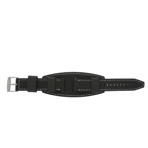 Horlogeband Fossil BQ1019 Onderliggend Leder Bruin 22mm