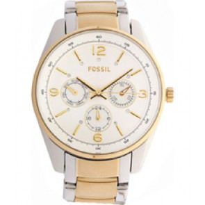 Horlogeband Fossil BQ1072 Roestvrij staal (RVS) Bi-Color 20mm