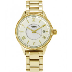 Horlogeband Fossil BQ1106 Roestvrij staal (RVS) Doublé 18mm