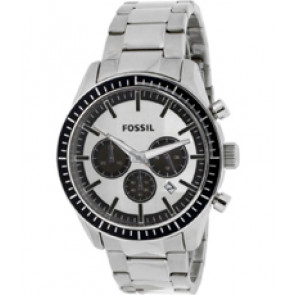 Horlogeband Fossil BQ1255 Roestvrij staal (RVS) Staal 22mm