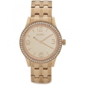 Horlogeband Fossil BQ1671 Roestvrij staal (RVS) Rosé 18mm