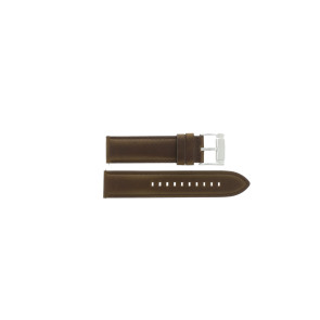 Horlogeband Fossil BQ2309 Leder Bruin 22mm