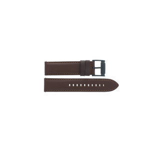 Horlogeband Fossil BQ2310 Leder Bruin 22mm