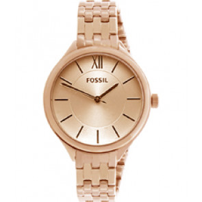 Horlogeband Fossil BQ3049 Roestvrij staal (RVS) Rosé 14mm
