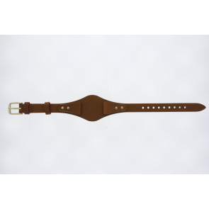 Horlogeband Fossil BQ3067 Onderliggend Leder Cognac 14mm