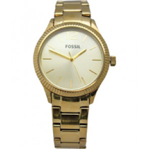 Horlogeband Fossil BQ3073 Roestvrij staal (RVS) Doublé 18mm