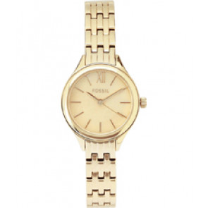 Horlogeband Fossil BQ3133 Roestvrij staal (RVS) Doublé 10mm