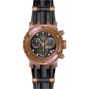 Invicta horlogeband Subaqua 16088 Silicoon Zwart 24mm