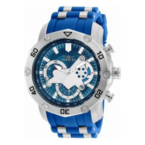 Horlogeband Invicta 22796.01 Rubber Blauw 26mm