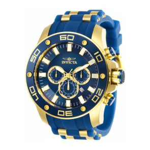 Horlogeband Invicta 26087 Rubber Blauw 26mm