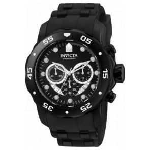 Horlogeband Invicta 16986.01 Rubber Zwart