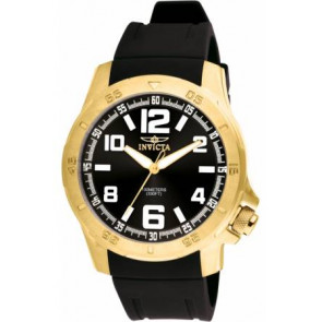 Horlogeband Invicta 1905.01 Rubber Zwart
